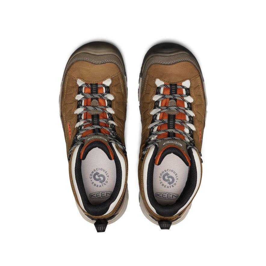 Keen Men's Targhee IV Waterproof Hiking Boot | Coyote/Gold Flame
