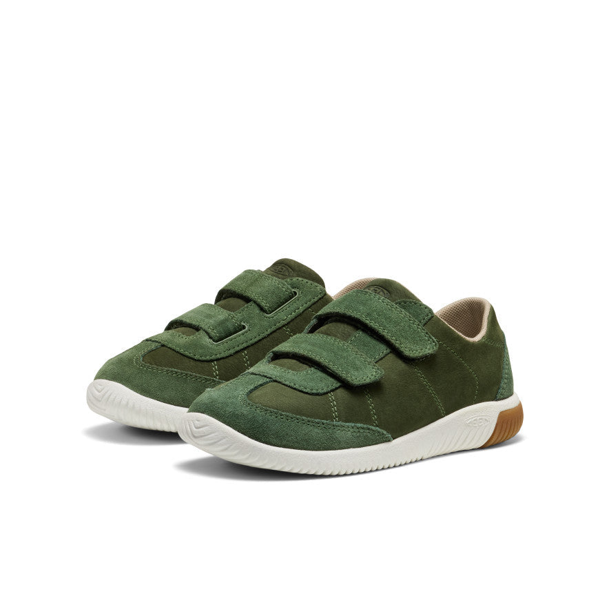 Keen Big Kids' KNX T-Toe Sneaker | Bronze Green/Star White