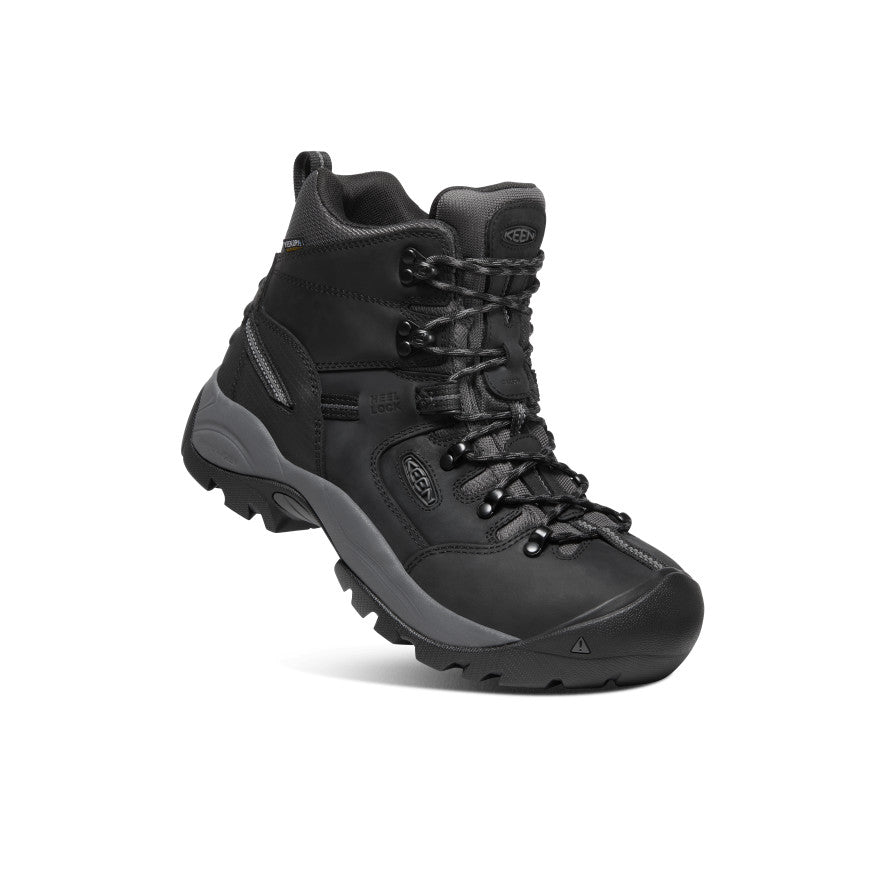 Keen Men's Pittsburgh Energy 6" Waterproof Boot (Carbon Toe) | Black/Forged Iron