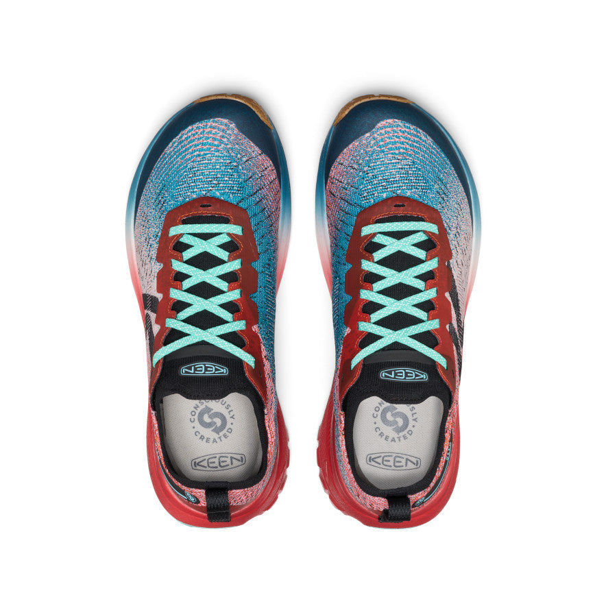 Keen Men's Seek Trail Running Shoe | Grenadine/Ocean Depths