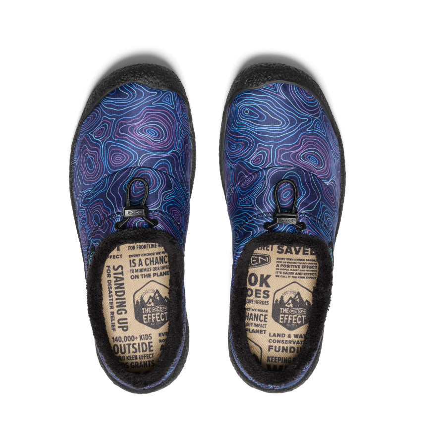 Keen Women's Howser III Slide | Black/Blue Atoll