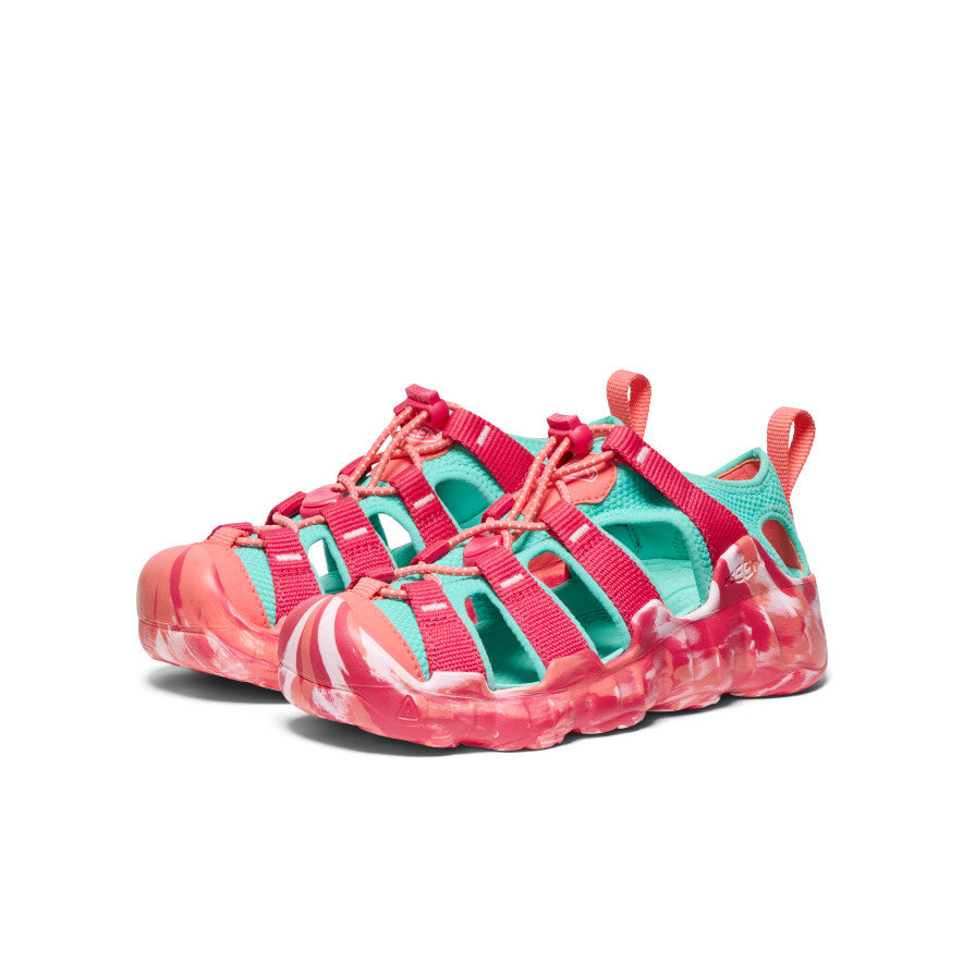 Keen Big Kids' Hyperport H2 Sandal | Raspberry/Pool Blue