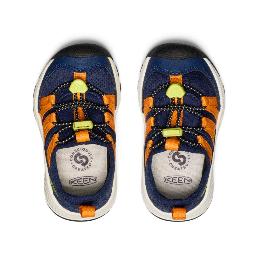 Keen Toddlers' Motozoa Sneaker | Naval Academy/Bright Marigold