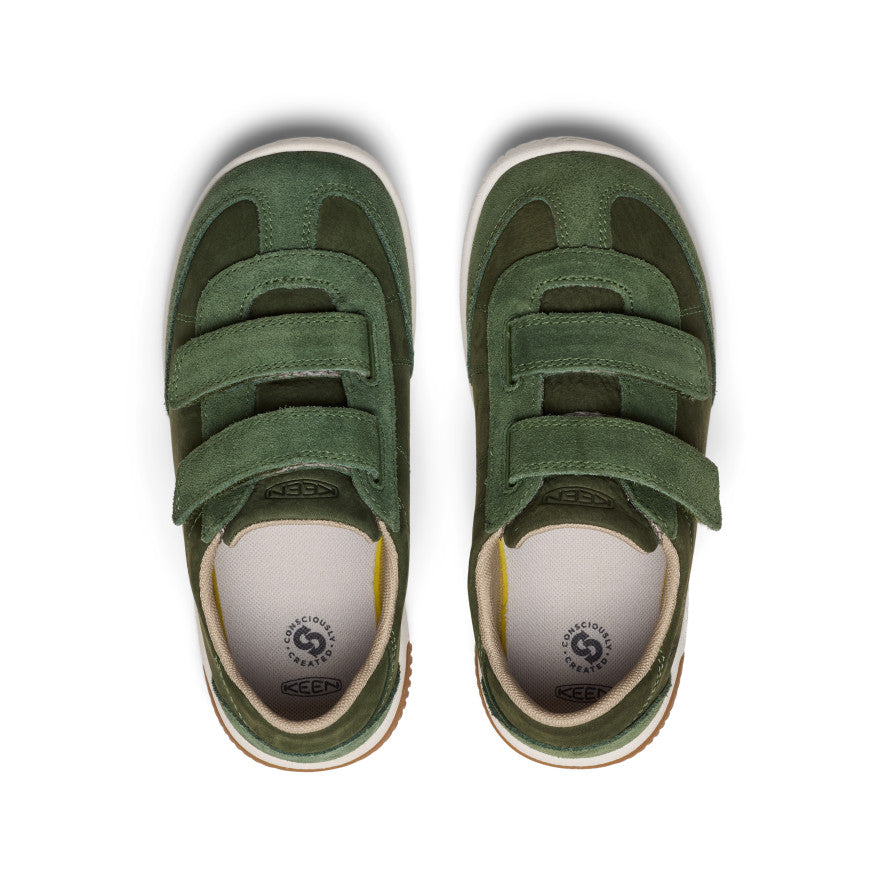 Keen Big Kids' KNX T-Toe Sneaker | Bronze Green/Star White
