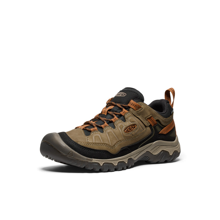 Keen Men's Targhee IV Waterproof Hiking Shoe | Sea Turtle/Roasted Pecan