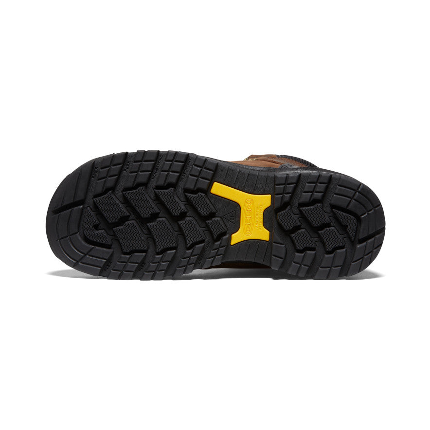 Keen Men's Independence 8" Insulated Waterproof Boot (Carbon Toe) | Dark Earth/Black