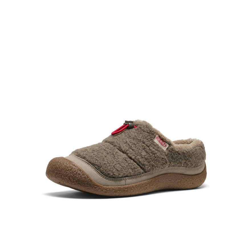 Keen Women's Howser III Slide | Brindle/Brindle Sherpa Fleece