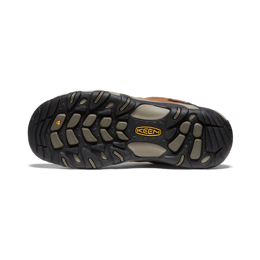 Keen Men's Headout Waterproof Hiking Shoe | Bison/Fossil Orange