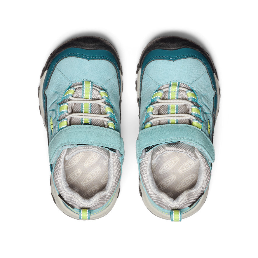 Keen Little Kids' Targhee IV Waterproof Hiking Shoe | Reef Waters/Daiquiri Green