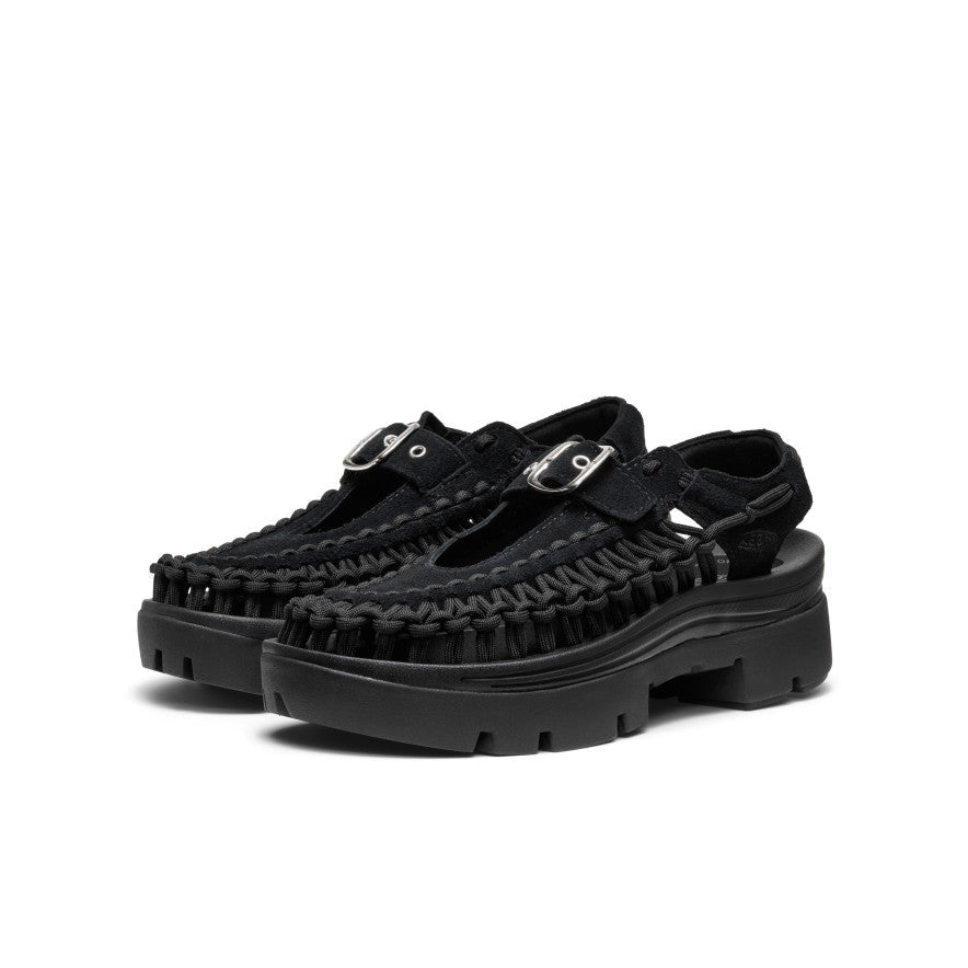 Keen All Gender UNEEK PLT Mary Jane Sneaker | Black/Black