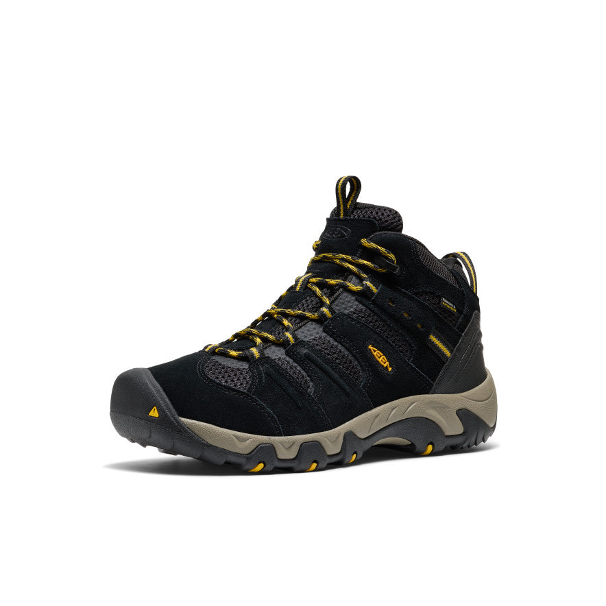 Keen Men's Headout Waterproof Hiking Boot | Black/Lemon Curry
