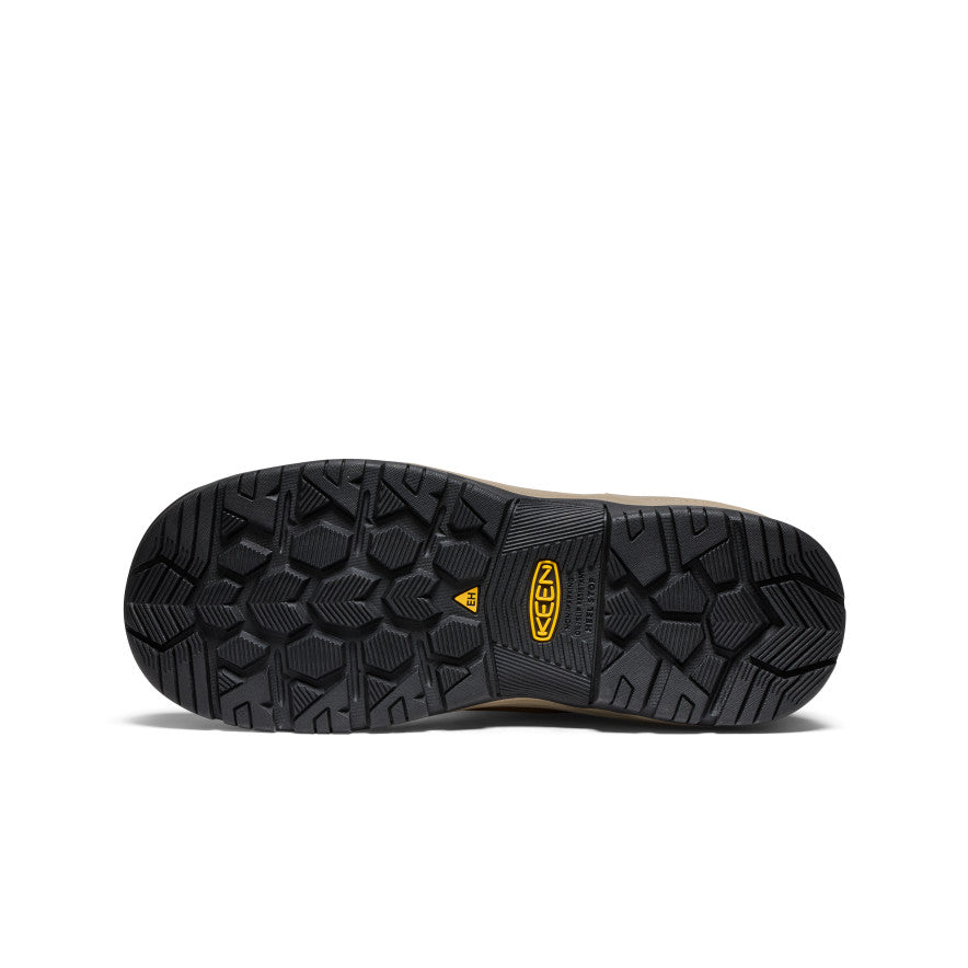 Keen Men's Evanston Pull-On Waterproof Boot (Soft Toe) | Bison/Black