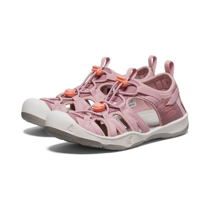 Keen Big Kids' Moxie Sandal | Nostalgia Rose/Papaya Punch