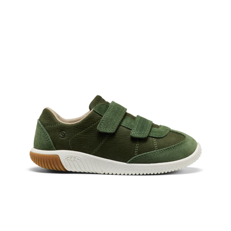 Keen Big Kids' KNX T-Toe Sneaker | Bronze Green/Star White