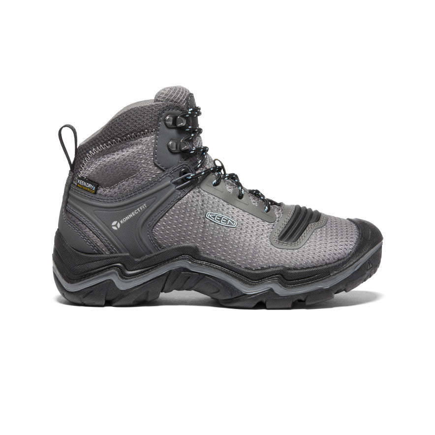 Keen Women's Durand EVO Waterproof Mid | Steel Grey/Cloud Blue