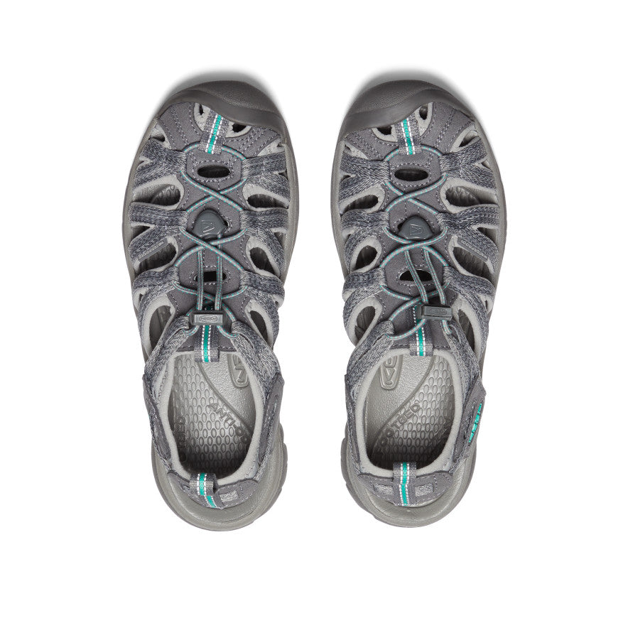 Keen Women's Whisper | Medium Grey/Peacock Green