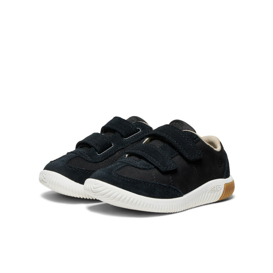 Keen Little Kids' KNX T-Toe Sneaker | Black/Star White