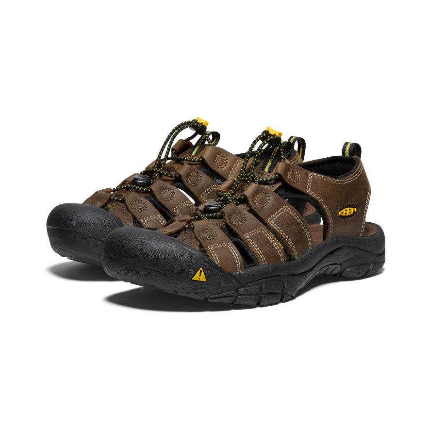 Keen Men's Newport Leather Sandal | Bison
