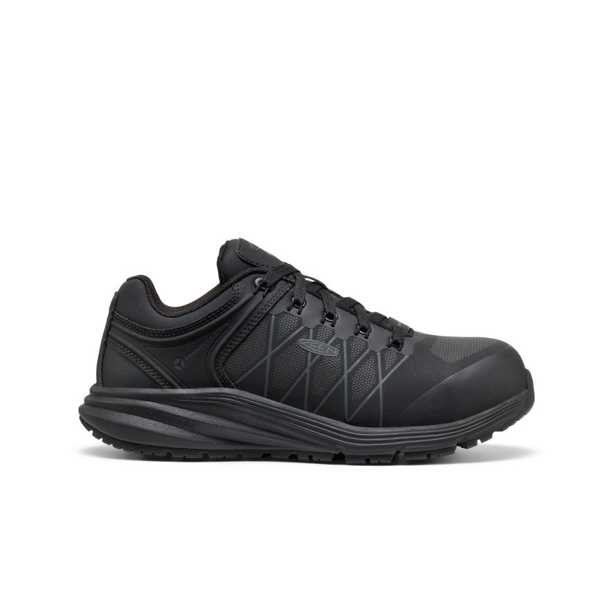 Keen Women's Vista Energy XT Work Sneaker INT MET (Carbon Toe) | Black/Magnet