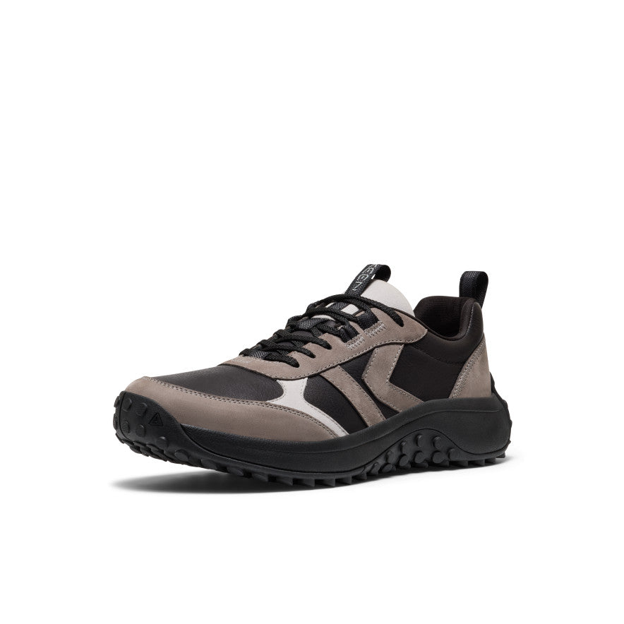 Keen Men's KS86 Leather Sneaker | Black/Steel Grey