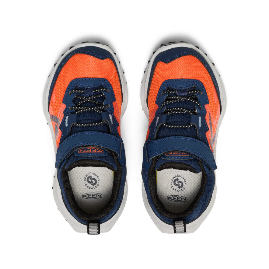 Keen Little Kids' Zionic Waterproof Shoe | Naval Academy/Scarlet Ibis