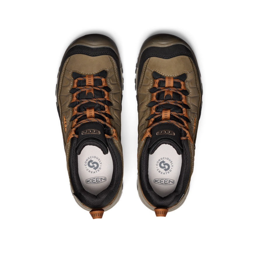 Keen Men's Targhee IV Waterproof Hiking Shoe | Sea Turtle/Roasted Pecan