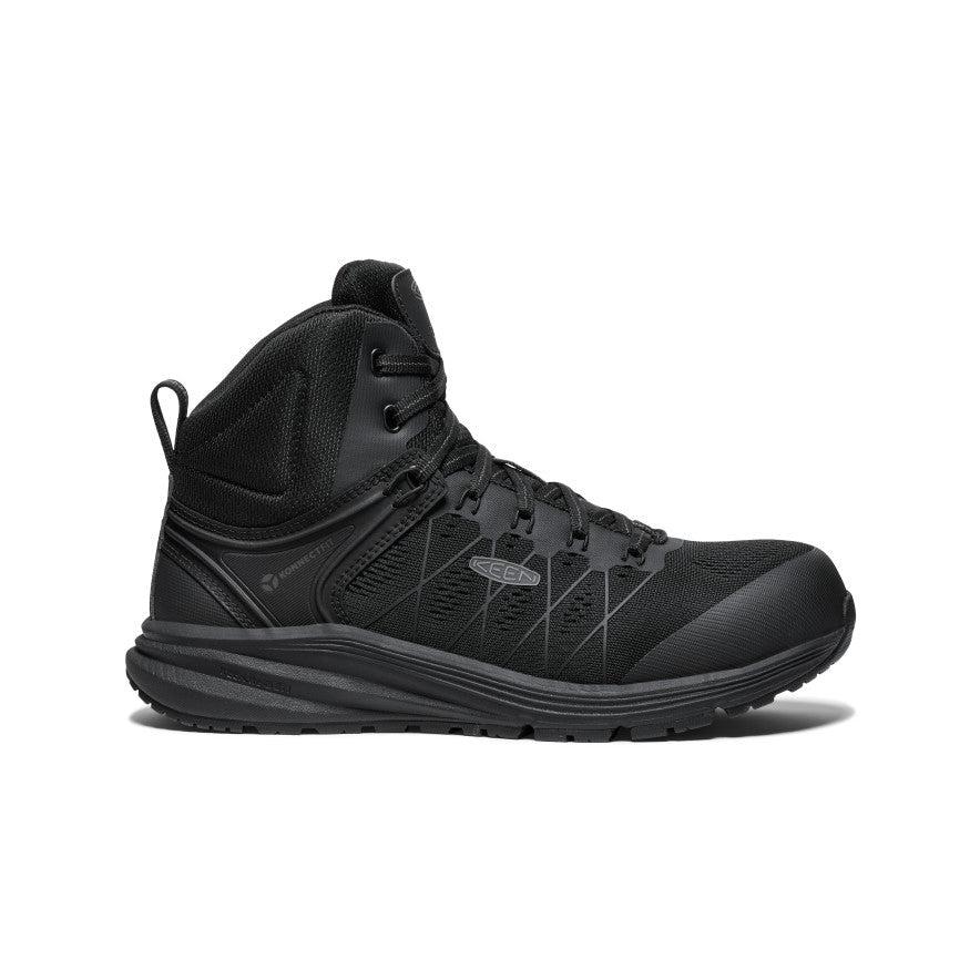 Keen Men's Vista Energy Mid ESD (Carbon Toe) | Black/Black
