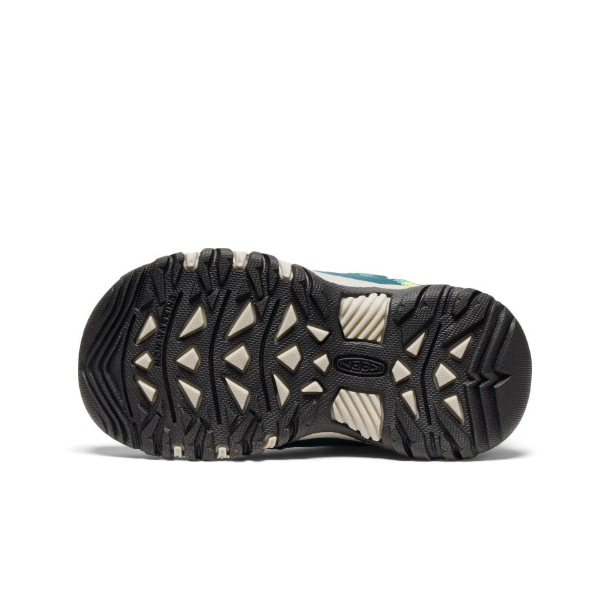 Keen Little Kids' Targhee IV Waterproof Hiking Shoe | Reef Waters/Daiquiri Green