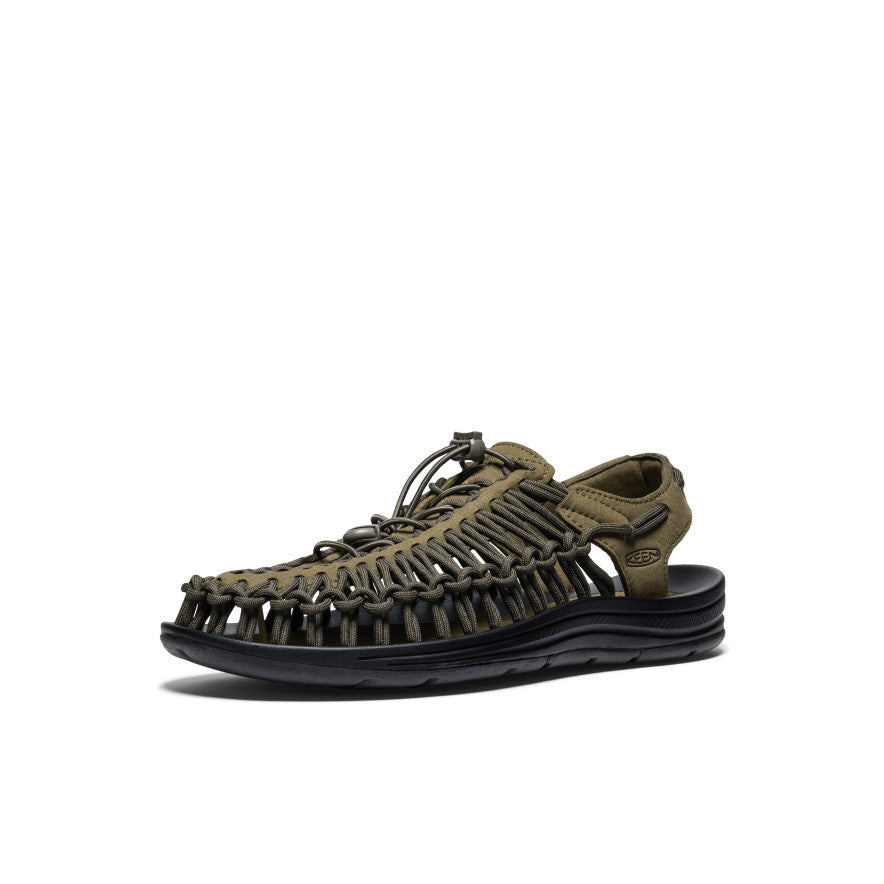 Keen Men's UNEEK Sneaker | Dark Olive/Black