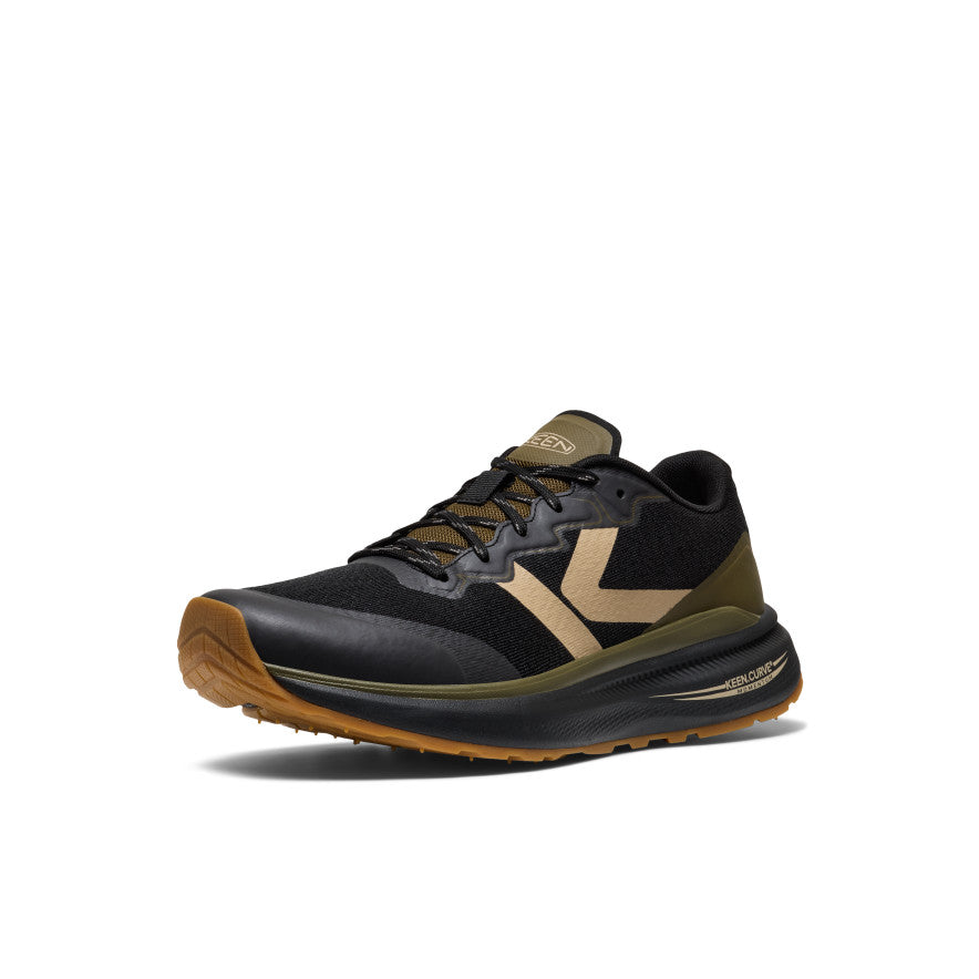 Keen Men's WK500 Walking Shoe | Black/Dark Olive
