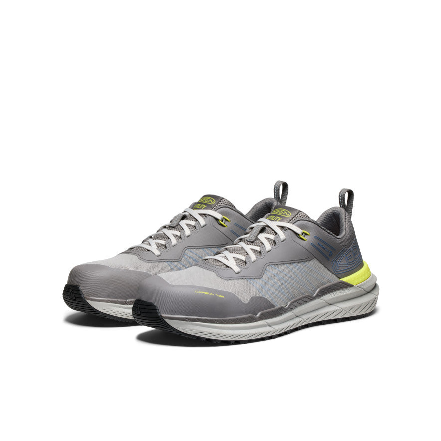 Keen Men's Speedworks ESD Work Sneaker (Carbon Toe) | Steel Grey/Vintage Indigo