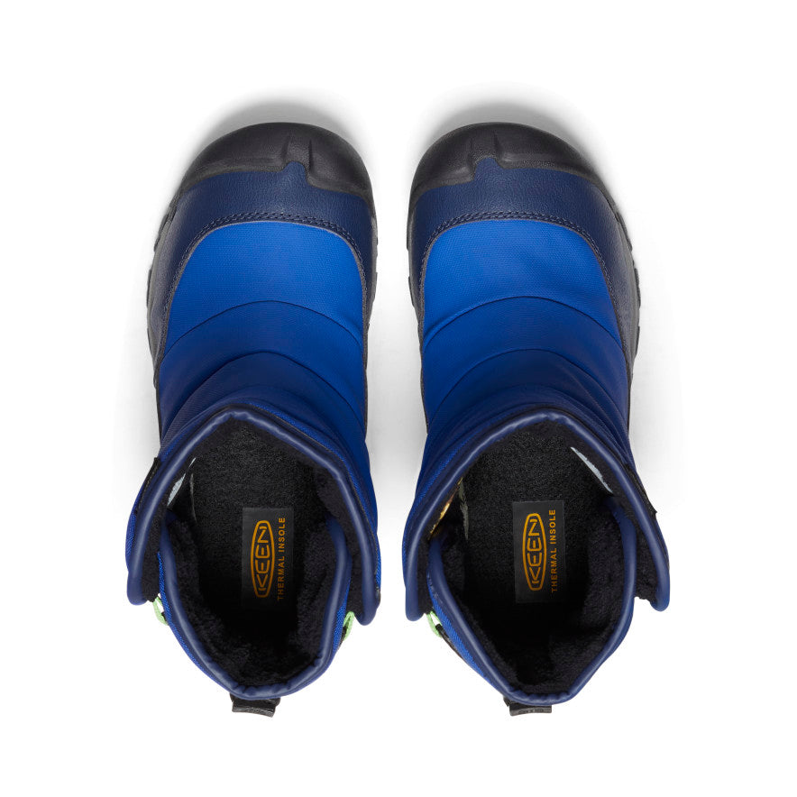 Keen Big Kids' Puffrider Waterproof Winter Boot | Naval Academy/Surf