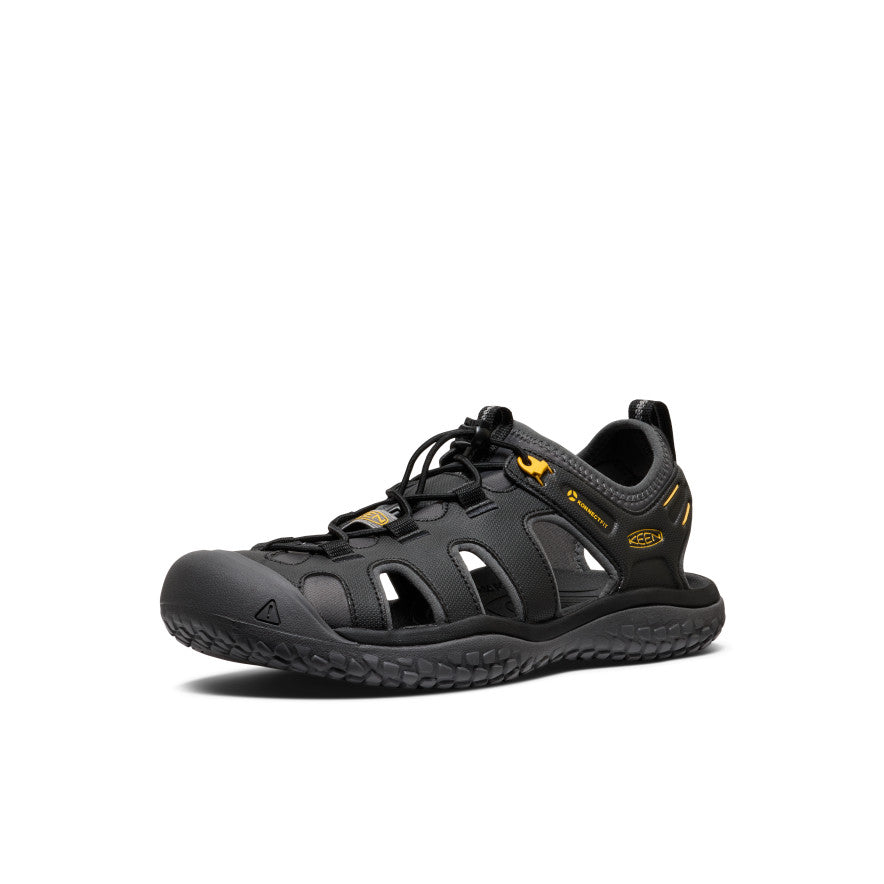 Keen Men's SOLR Sandal | Black/Gold
