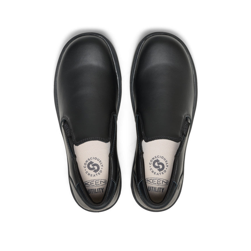 Keen Men's Kenton Shift WTX Work Shoe (Soft Toe) | Black/Black