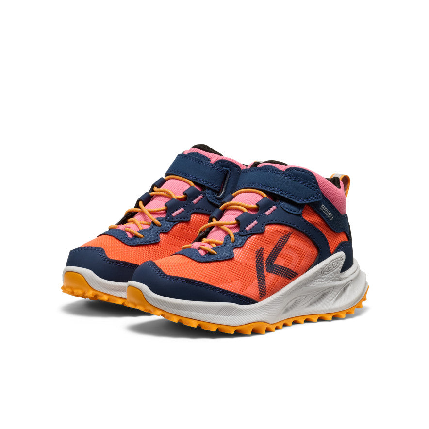 Keen Little Kids' Zionic Waterproof Hiker | Naval Academy/Nasturtium