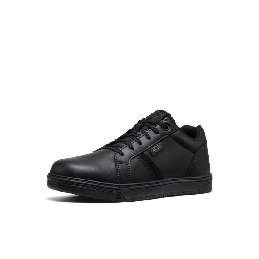 Keen Men's Kenton WTX Work Shoe (Soft Toe) | Black/Black