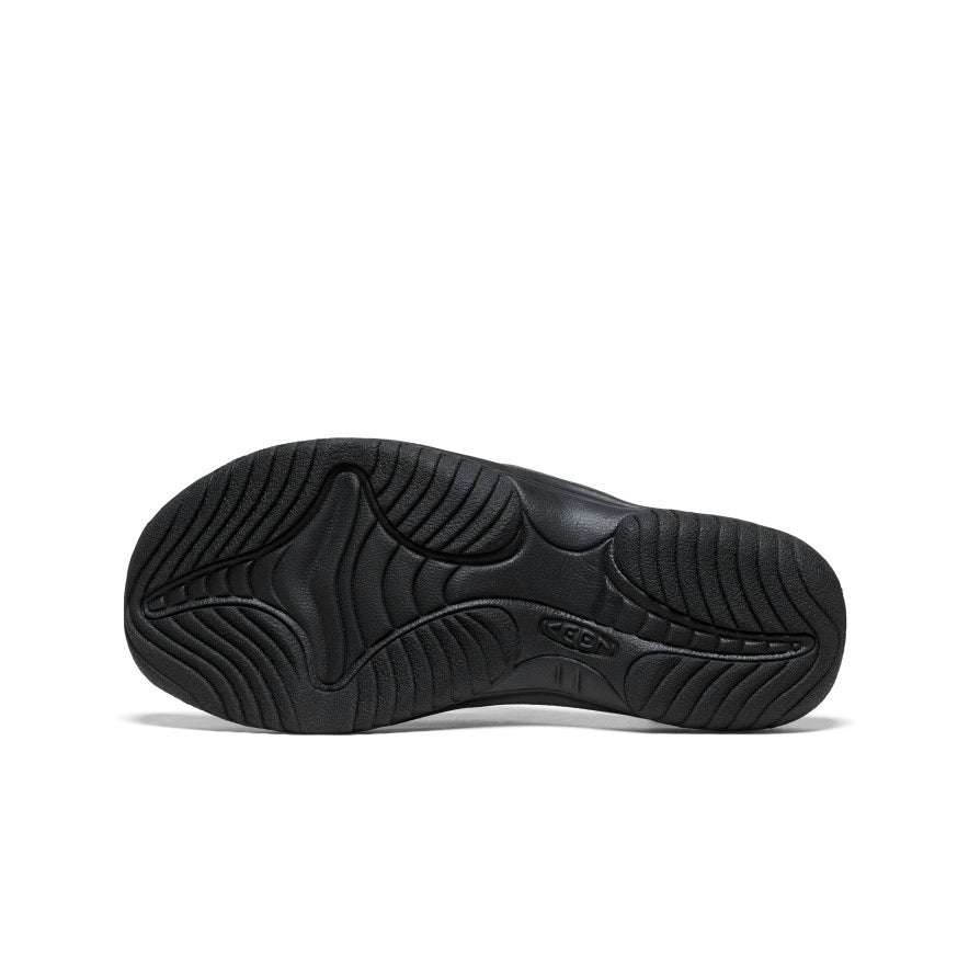 Keen Men's Waimea Leather Flip-Flop | Black/Black