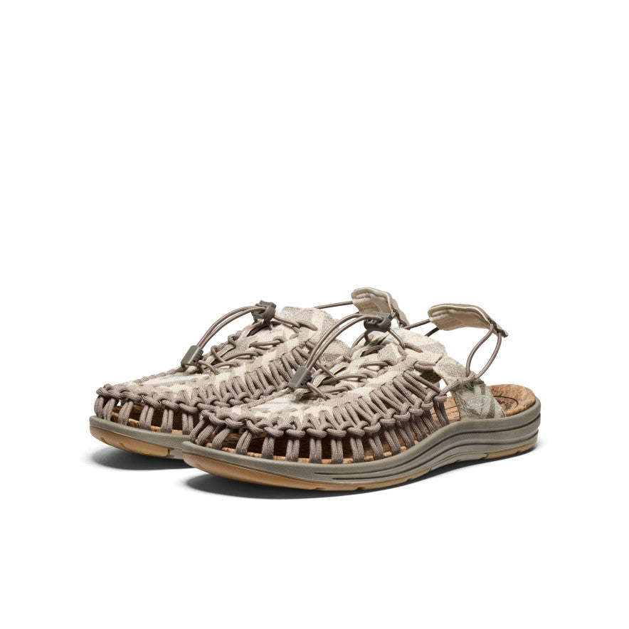 Keen All Gender UNEEK II Convertible Canvas Sneaker | Brindle/Natural