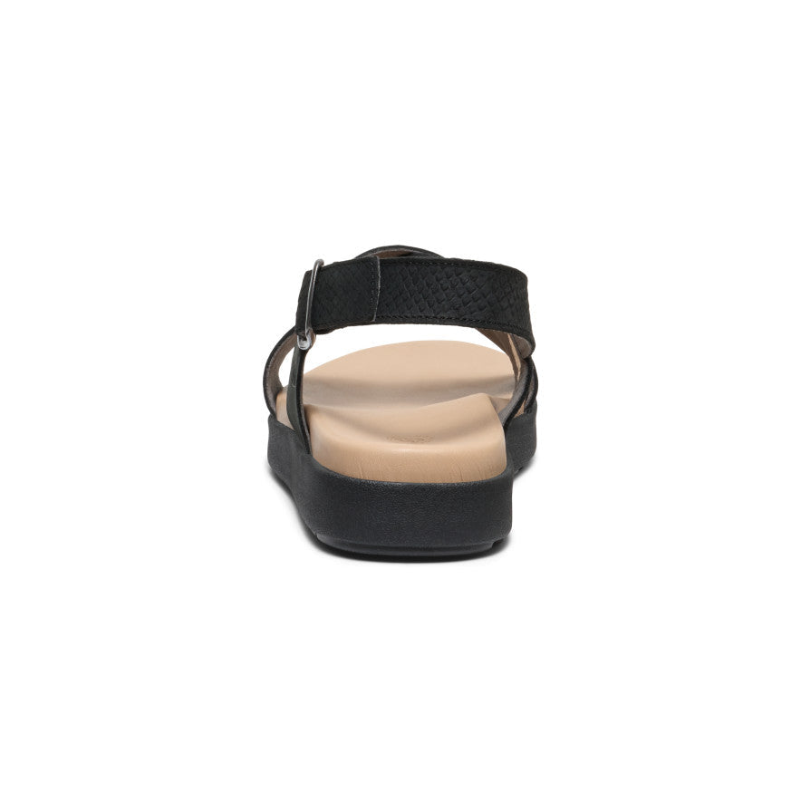 Keen Women's Elle Luxe Cross Strap Sandal | Black/Black