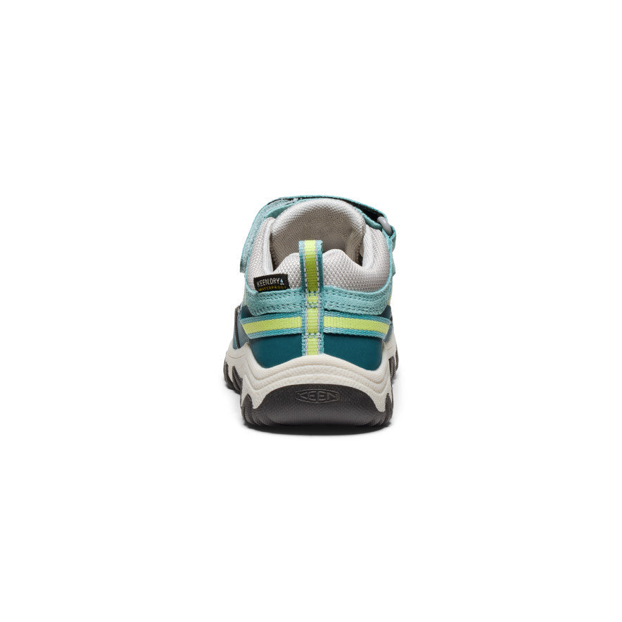 Keen Little Kids' Targhee IV Waterproof Hiking Shoe | Reef Waters/Daiquiri Green