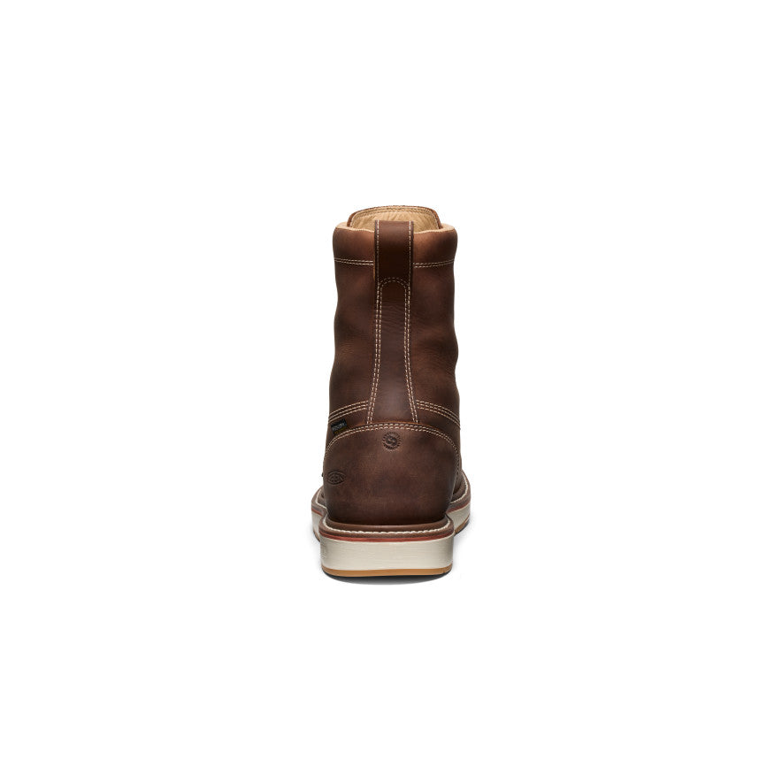Keen Men's Liberty 8" Waterproof Boot (Carbon Toe) | Chestnut/Gum
