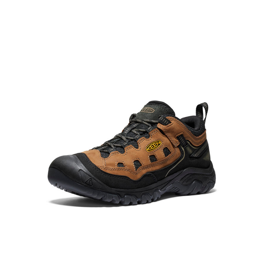 Keen Men's Targhee IV Vented Hiking Shoe | Bison/Golden Yellow