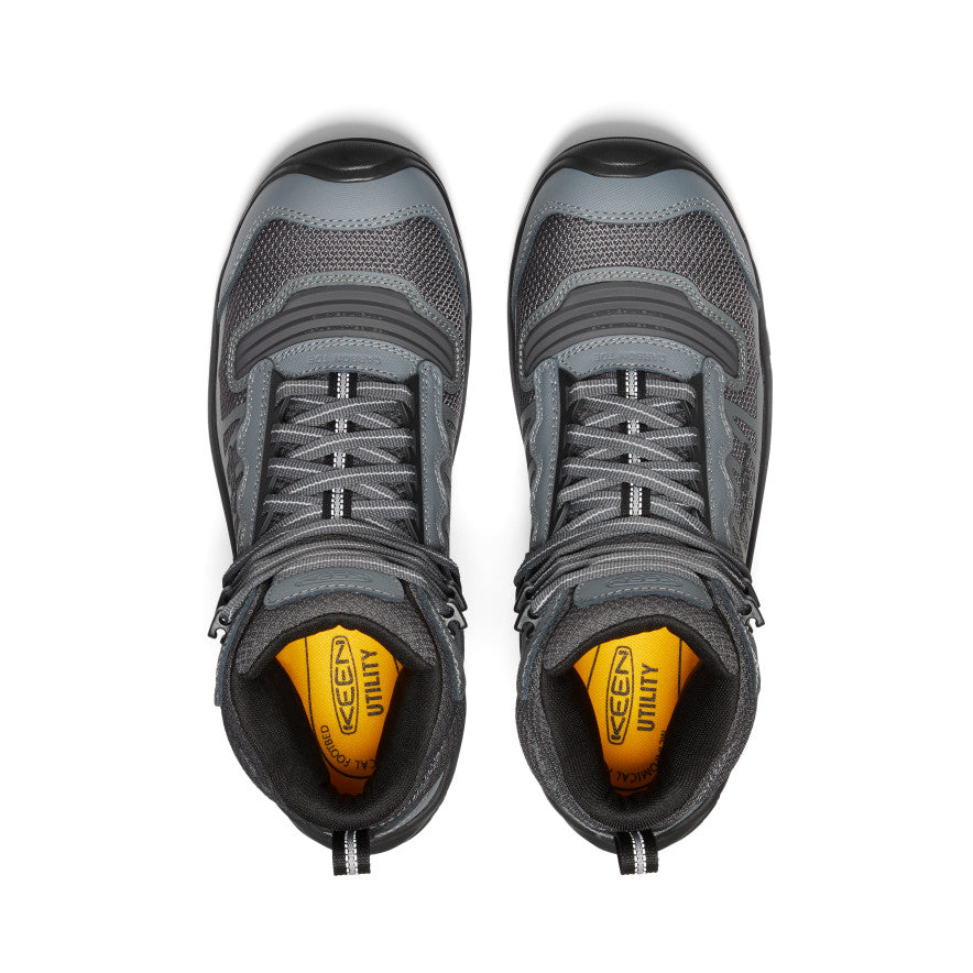 Keen Men's Reno Mid Waterproof (Carbon Toe) | Magnet/Black