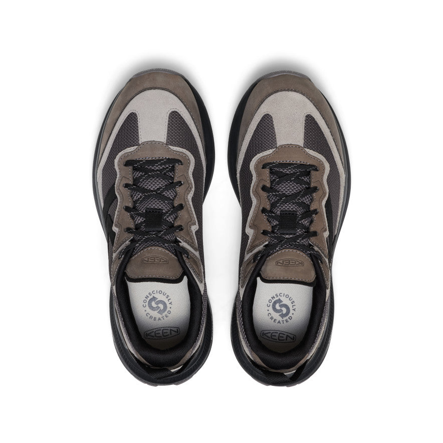 Keen Men's WK500 Leather Walking Shoe | Steel Grey/Black