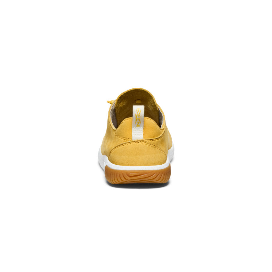 Keen Big Kids' KNX Leather Sneaker | Daffodil/Star White