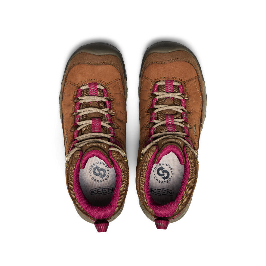 Keen Women's Targhee IV Waterproof Hiking Boot | Bison/Beaujolais