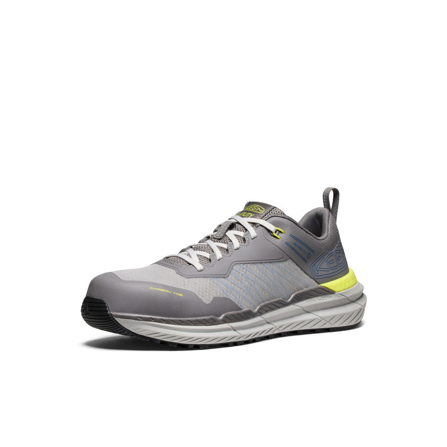 Keen Men's Speedworks ESD Work Sneaker (Carbon Toe) | Steel Grey/Vintage Indigo