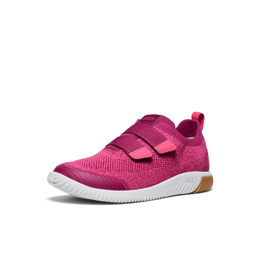 Keen Big Kids' KNX Knit Double Strap | Beaujolais/Raspberry
