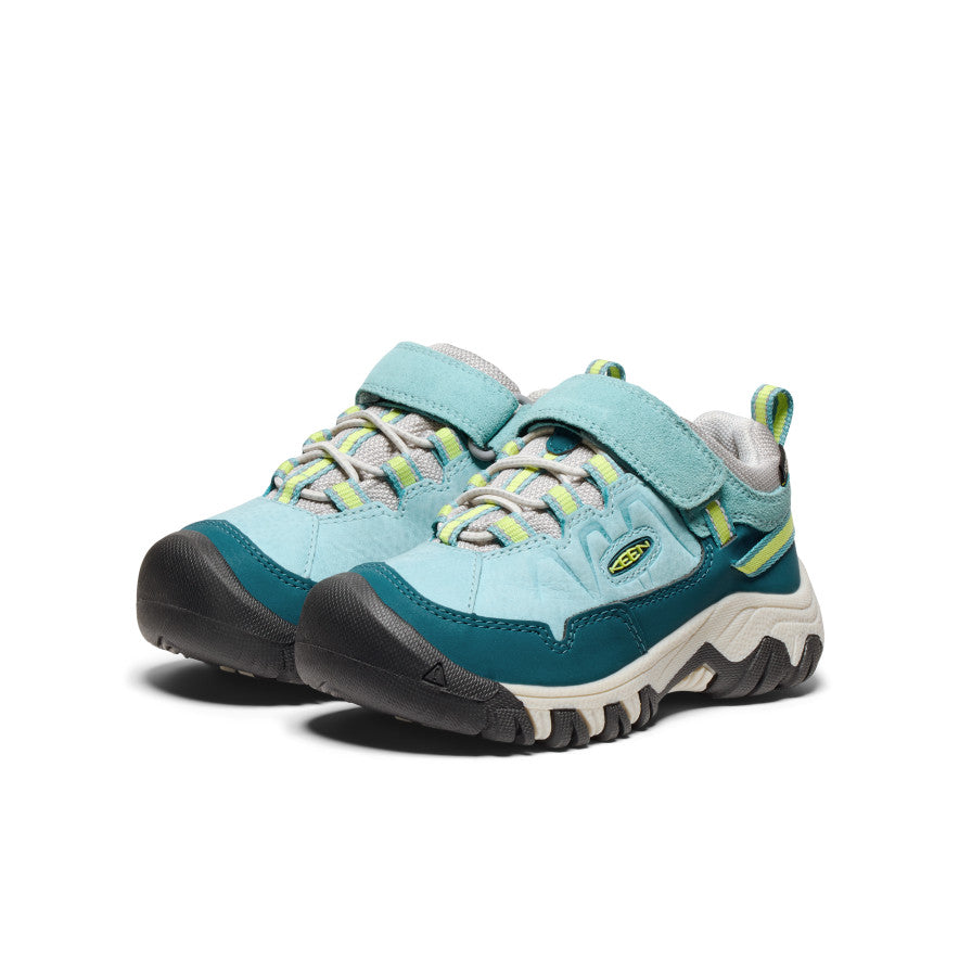 Keen Little Kids' Targhee IV Waterproof Hiking Shoe | Reef Waters/Daiquiri Green