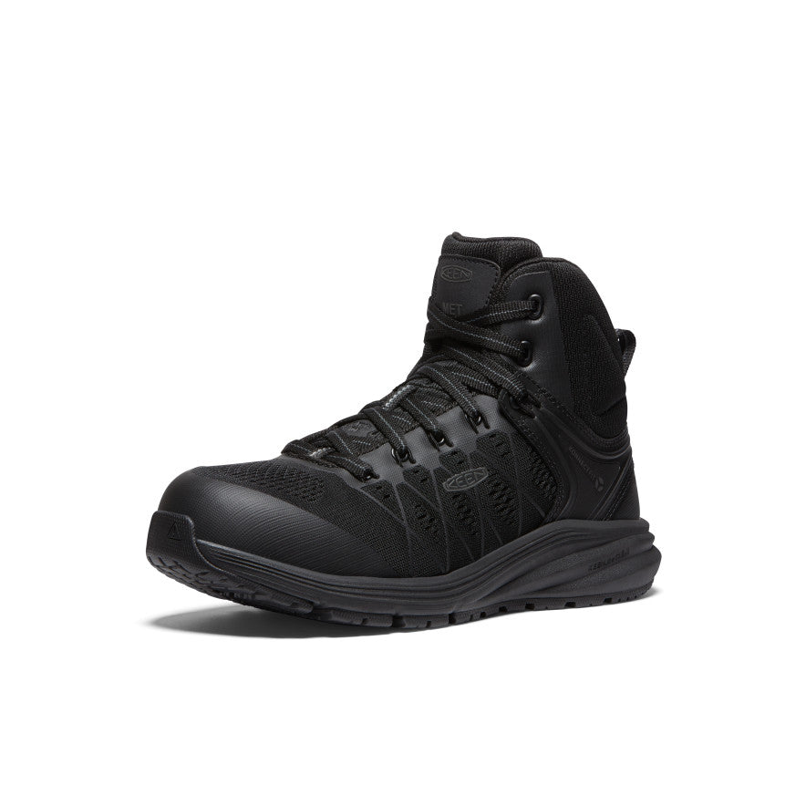 Keen Women's Vista Energy Mid INT MET (Carbon Toe) | Black/Raven
